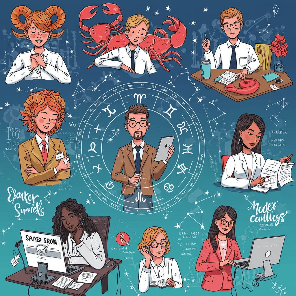 Zodiakmu, Petunjuk Kariermu!  Temukan Pekerjaan Impian Versi Bintang!
