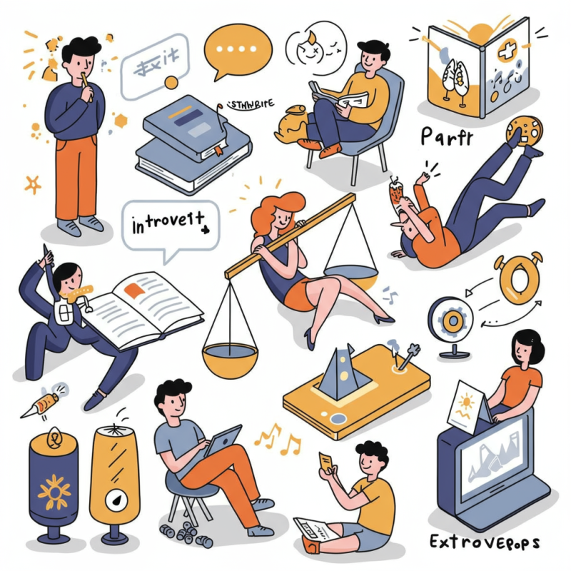 Mengenal Kepribadianmu:  Dari Introvert Cuek Sampai Ekstrovert Ugal-ugalan (Plus Jokes!)