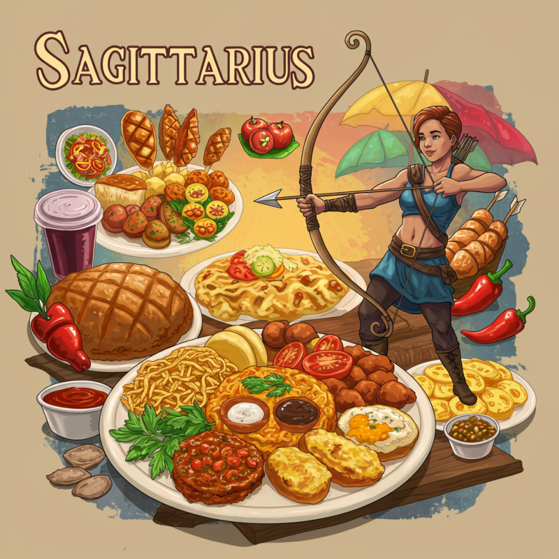 Sagittarius & Kuliner: Petualangan Rasa si Pemburu!