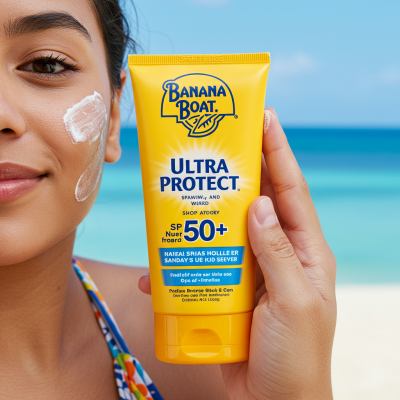Spill! Review Jujur [Sunscreen Banana Boat Ultra Protect SPF 50+]  —  Ampuh Gak Sih Lawan Matahari Indonesia?