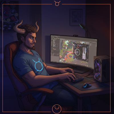 Taurus & Gaming:  Level Up Your Life, Bull!